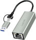 LogiLink UA0238B USB-C Network Adapter with Wireless Wi-Fi Connection 1000Mbps