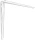 Element-System Metal Shelf Bracket in White Colour