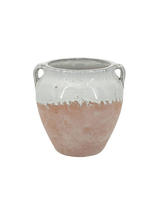 Artekko Decorative Ceramic Vase Candia Orange 19x19xH20cm