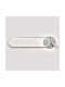 VenCore Modern Wall Lamp with Integrated LED and Adjustable White Light Silver