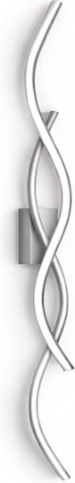 VenCore Modern Wandleuchte mit Integrierte LED und Warm zu kühlem Weiß Silber