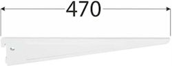 Velano Raft De Colț Din Metal Alb 47x90mm