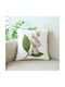 FRIPIA Dekorativer Kissenbezug Lila 45x45cm