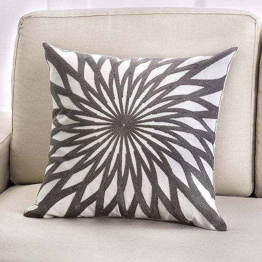 FRIPIA Калъф за възглавница Сив 45x45см