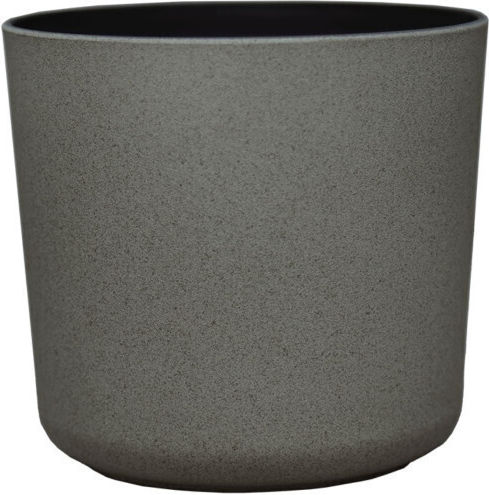 Harmony Alonissos Wooden Flower Pot Anthracite 22x22x20cm
