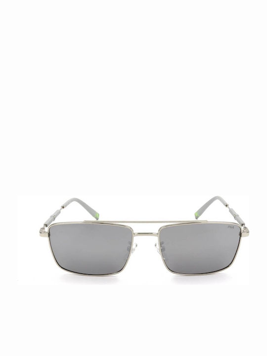 FILA Men's Sunglasses with Gray Frame and Gray Lens