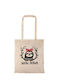Shopping Bag Natural Long Handles Slow Down