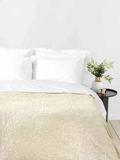 Nima Κουβέρτα Ξενοδοχείου King Size Μπεζ 270x270cm