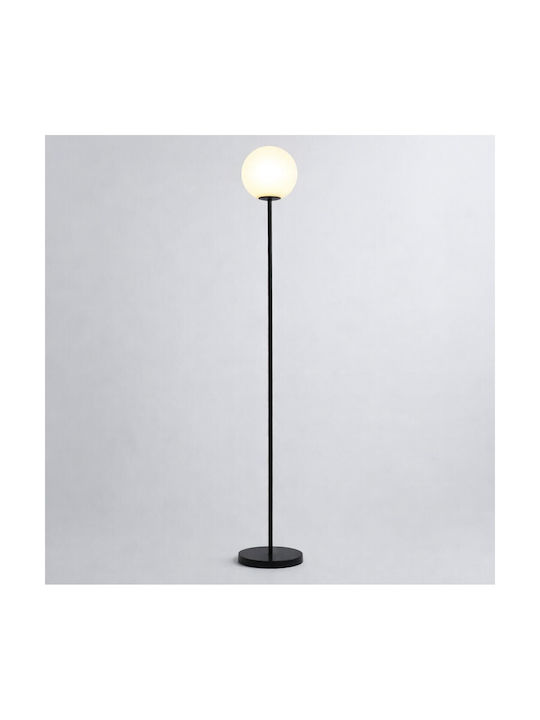 VenCore Floor Lamp H165xL35cm with Socket for E27 Bulb Black