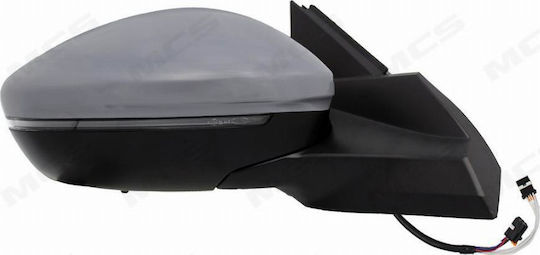 Electric Heated Electric Folding Painted Mirror with Signal & Safety Light & Sensor Blis 14 Pin A Quality Convex Glass Suitable for Peugeot 2008 Ii 2019-2023 Cu 98271326xt Right 1 Pc
