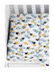 Dimcol Kids Pillowcase Made of 100% Cotton 35x45cm Grey-Green