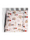 Dimcol Reach Kids Pillowcase Made of 100% Cotton 35x45cm Beige
