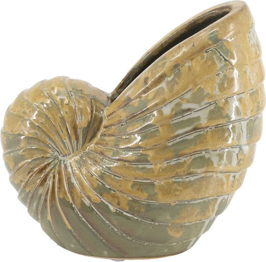 Artekko Vază Pentru Plante Ceramică Verde 22x11.5x21cm