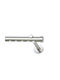 MRShome Toledo One-Way Metallic Curtain Track in Silver Colour 240cm MRS902NS240S