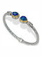 Goudassilver Damen Armband Handschelle Mit Byzantinischem Design Aus Vergoldetem Silber