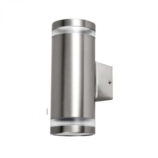Facade Wall Light Baldo 2xgu10 Chrome