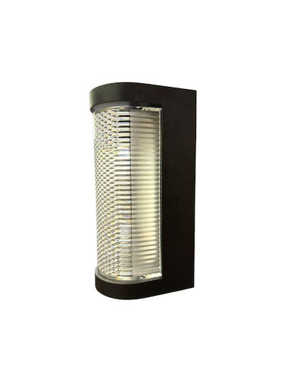 Ax155 Outdoor Led Wall Light 8w Metal Black