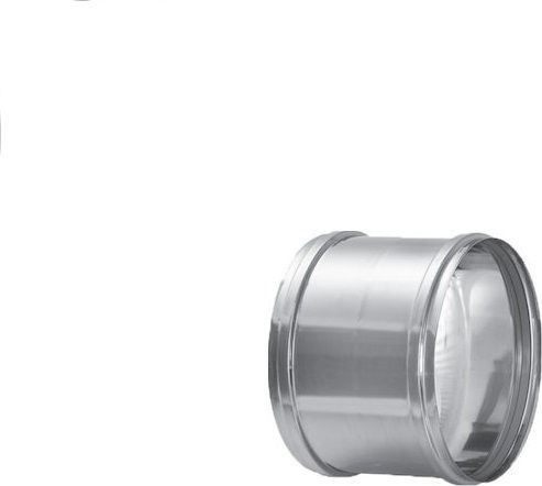 Duct Connector For Chimney Pipe Φ80 Stainless Antimagnetic Aisi 316ba Inoxshell