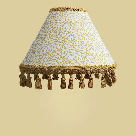 Lamp Shade Portable Yellow Tony Flowers Dimensions 25*17*10 Small Hole
