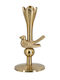 Artekko Metal Candle Holder in Gold Color 8.3x15.3x8.3cm