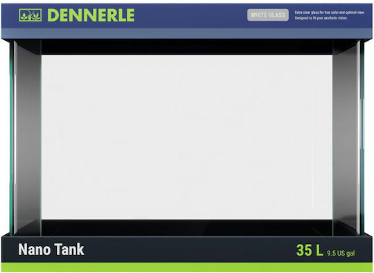 Dennerle Nano Scaperstank Aquarien Gewicht 35lt 40x32x28cm Weiß