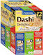 Inaba Dashi Delights Delicate Flakes Tuna Mix Wet Cat Food 12x40g