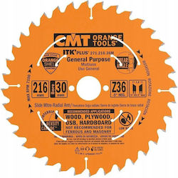 Cmt Cmt Disc Circular De Tăiere Itk D=216 F=30 Z=36n Cmt Cmt Disc Circular De Tăiere Itk D=216 F=30 Z=36n
