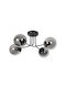 Ceiling Light Leo Black Grey 4xe27 Ø680 Mm