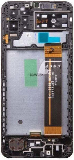 Samsung A137f Galaxy A13 Copy Lcd Display + Touch Unit + Front Cover Black
