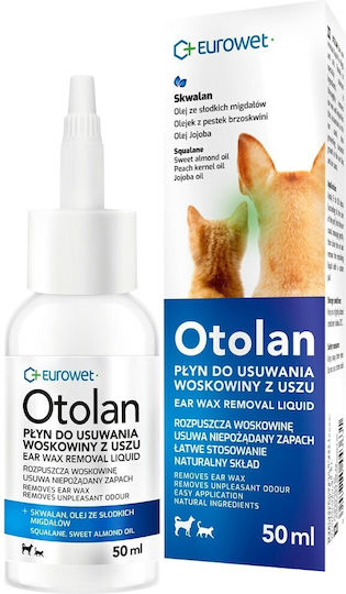 Eurowet Otolan Ohrenschmalz Entfernen Flüssigkeit Hunde Katzen 50 Ml