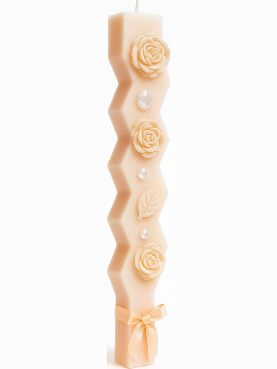 Easter Candle Scented Handmade with Beige Box