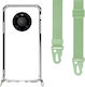 Husă Telefon Transparentă Curea Pistachio Green Huawei Mate 40 Pro