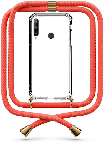 Mobile Phone Case Transparent Cord Coral Huawei P40 Lite E