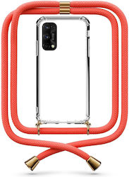 Θήκη Κινητού Διάφανη Κορδόνι Coral Realme 7 Pro