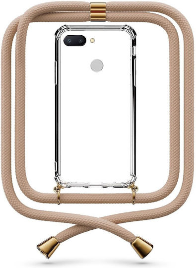 Mobile Phone Case Transparent Cord Beige Xiaomi Redmi 6/6a