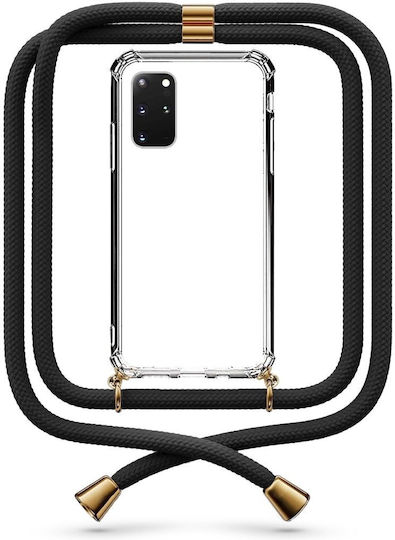 Калъф за мобилен телефон Прозрачен Черен Връв Galaxy S20 Plus