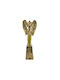Artekko Figurine Χρυσό Κεραμικό Επιτραπέζιο Γλυπτό Φιγούρα 18.5x9x52.5 Cm