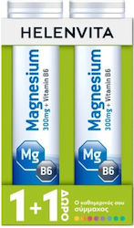Helenvita Magnesium 300mg + Vitamin B6 Συμπλήρωμα 2 X 20 Αναβράζοντα Δισκία Helenvita Magnesium 300mg + Vitamin B6 Συμπλήρωμα 2 X 20 Αναβράζοντα Δισκία