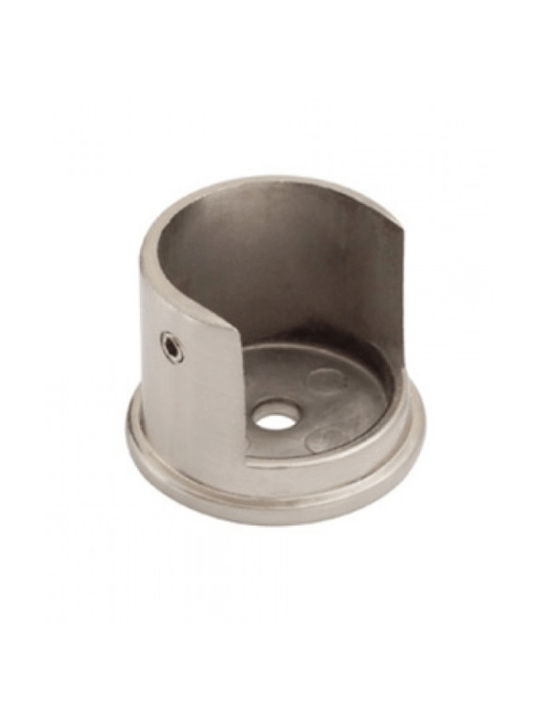 Anartisi Wall Curtain Rail Base Metallic Silver