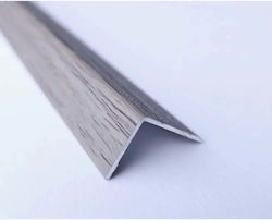 L-shaped Transition Strip Profiles Trade 25x17 Mm Light Antique 0.9 M