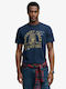 Sportliches T-Shirt Dunkelblau