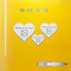 Wooden Magnet Heart Photo 8x8