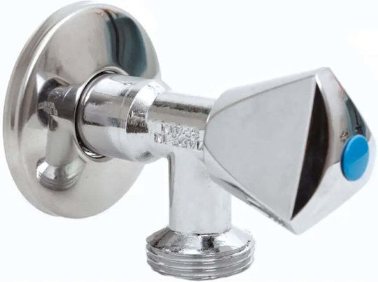Robinet Colțar Mașină de Spălat 1/2" 3/4 Anti-calcar Mâner Metalic Arco Luxe 728mlz