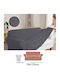 Elastic Cover for Double Sofa Suitable for Sofa with Armrests 130 170 Cm Gray