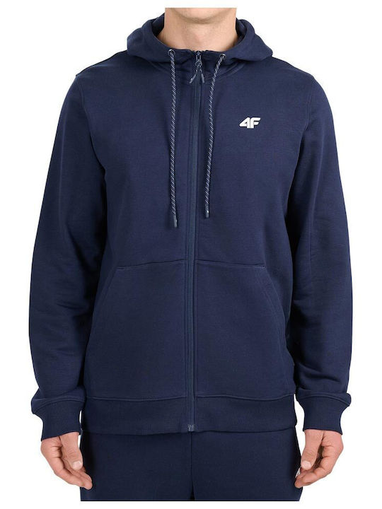 Herren Sweatshirt mit Kapuze Blau