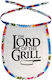 Koupakoupa The Lord Of The Grill Waterproof Baby Bib Made Of 100% Cotton With Lace Band Colored