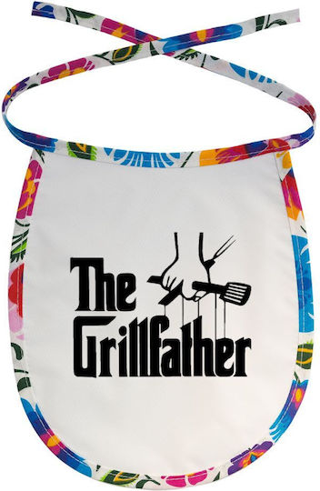 Koupakoupa The Grillfather Wasserdichte Baby Lätzchen aus 100% Baumwolle mit Spitzenband