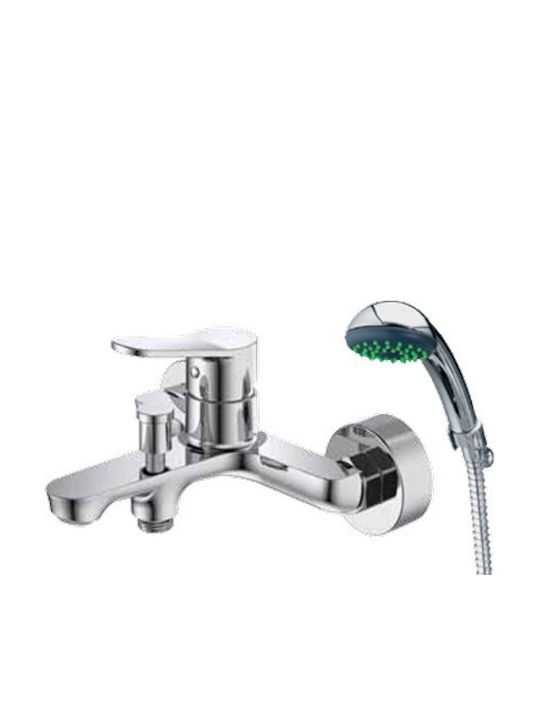 Kls Mischbatterie Badewanne Komplettes Set Silber