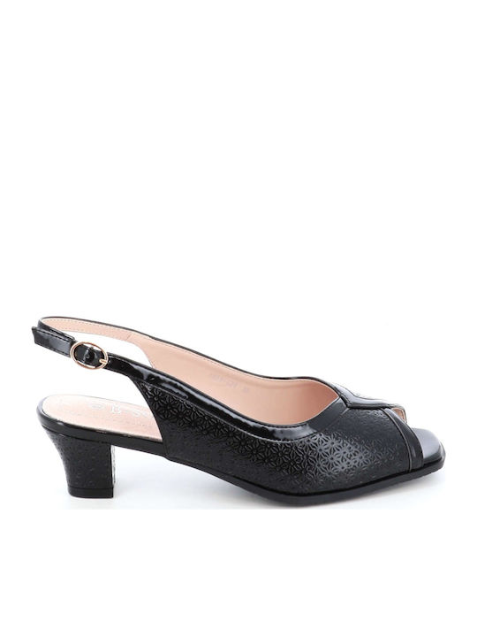 B-Soft Sandale Anatomice Din Piele Negre
