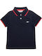 Kids Polo Short-Sleeved Navy Blue